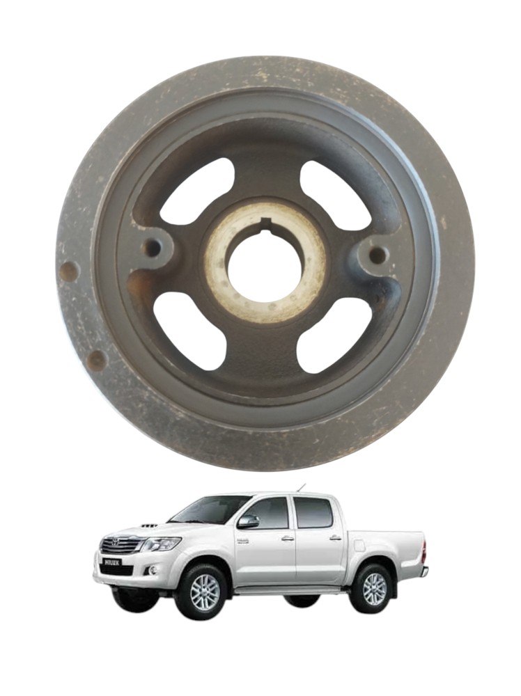POLIA VIRABREQUIM TOYOTA HILUX SW4 3.0 16V DIE 2005 À 2015. 1