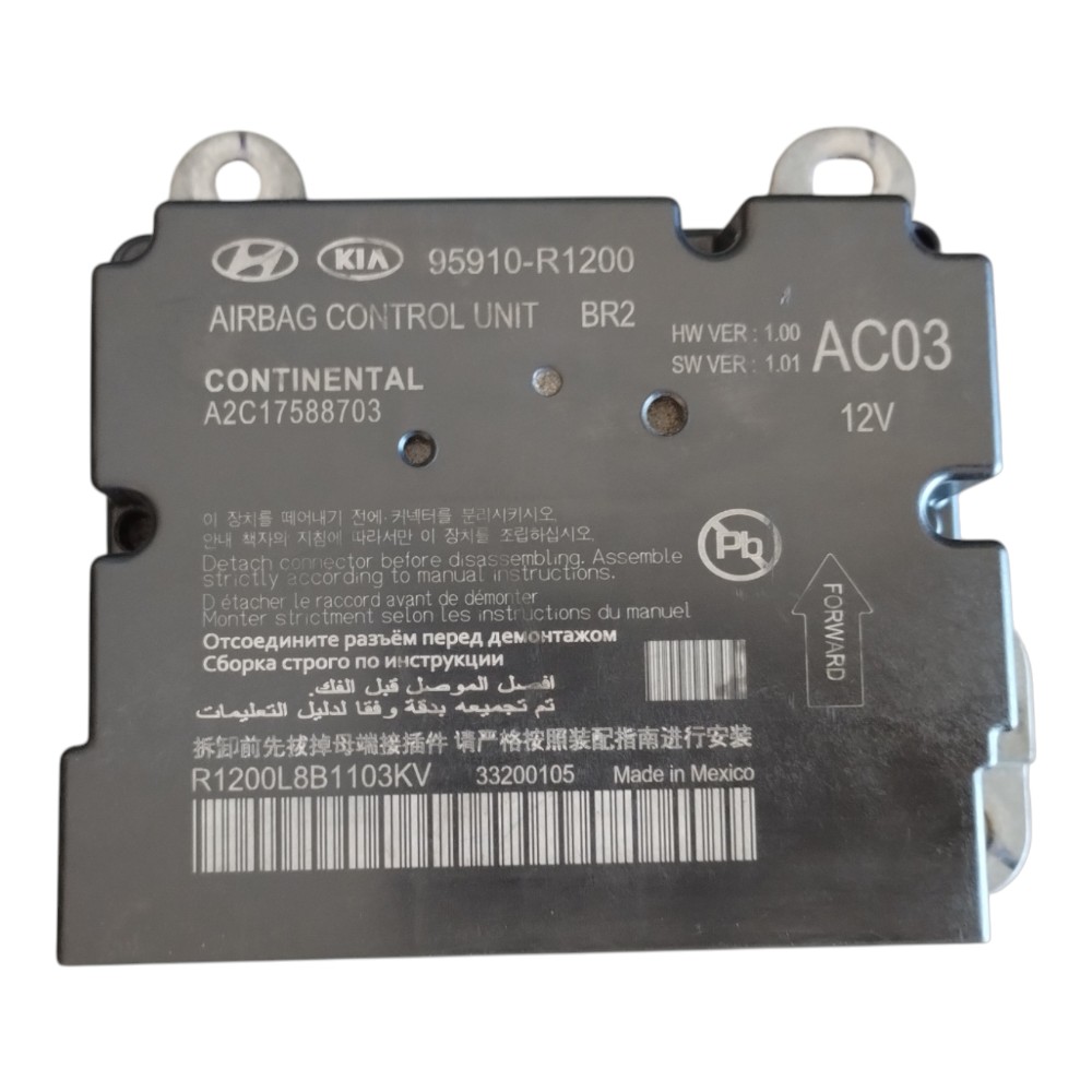 Módulo De Impacto Hyundai Hb20s 1.0 Reset 2020 À 2024. 2