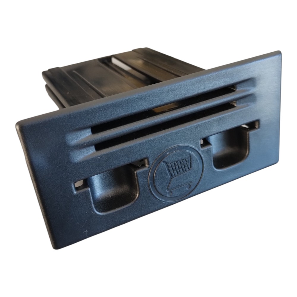Acabamento Porta Moedas Vw Virtus Polo 2018 À 2022 Original. Preto