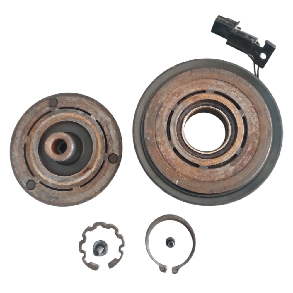 KIT POLIA BOBINA COMPRESSOR HYUNDAI HB20 1.0 2013 À 2019. 7