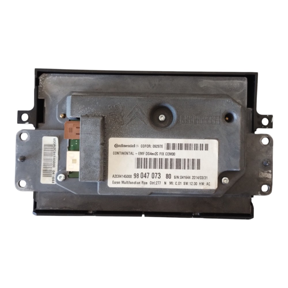 Tela Central Multimídia Citroen C4 Lounge THP Original. 6