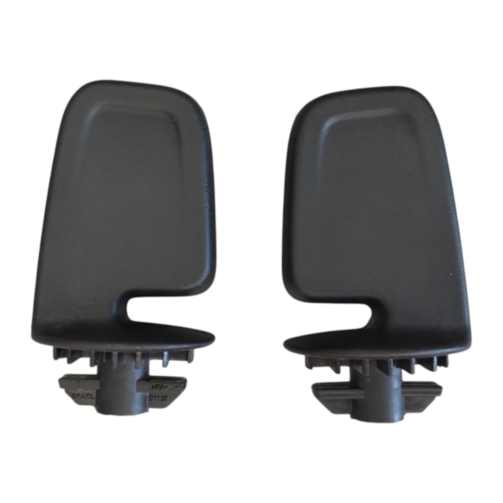 Par Gancho Tampão Porta Malas Jeep Compass T270 2017 À 2026. Preto