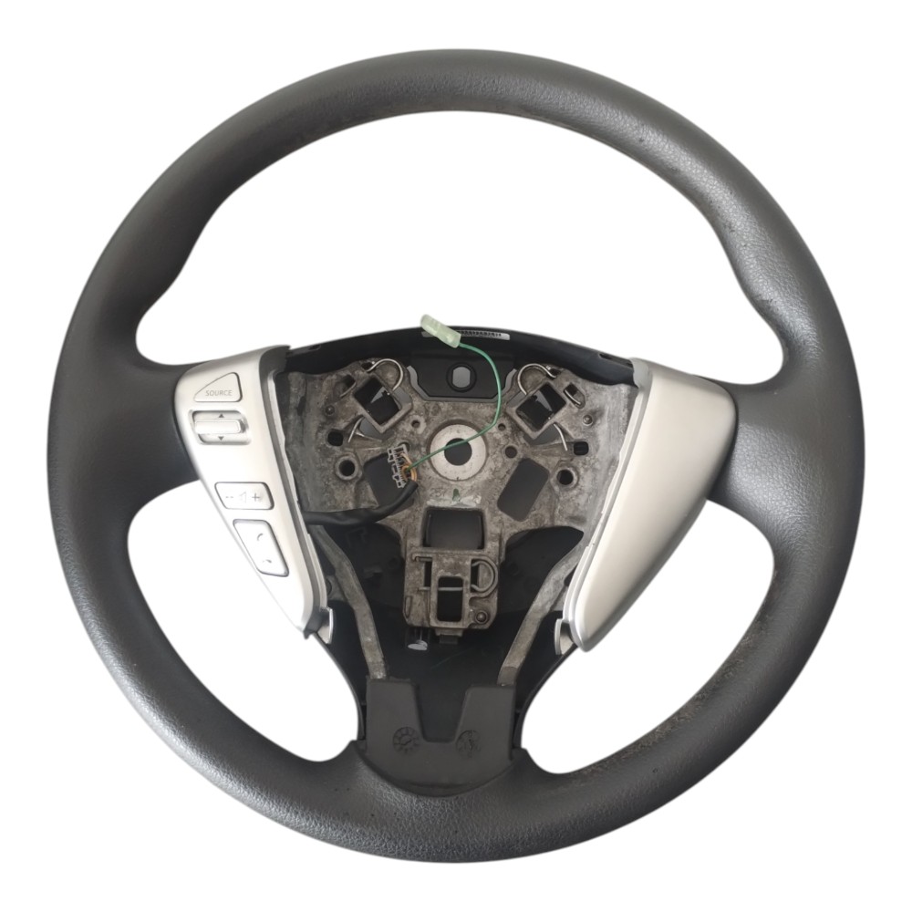 Volante Com Comando E Botoes Nissan Versa 2013 À 2019. Preto