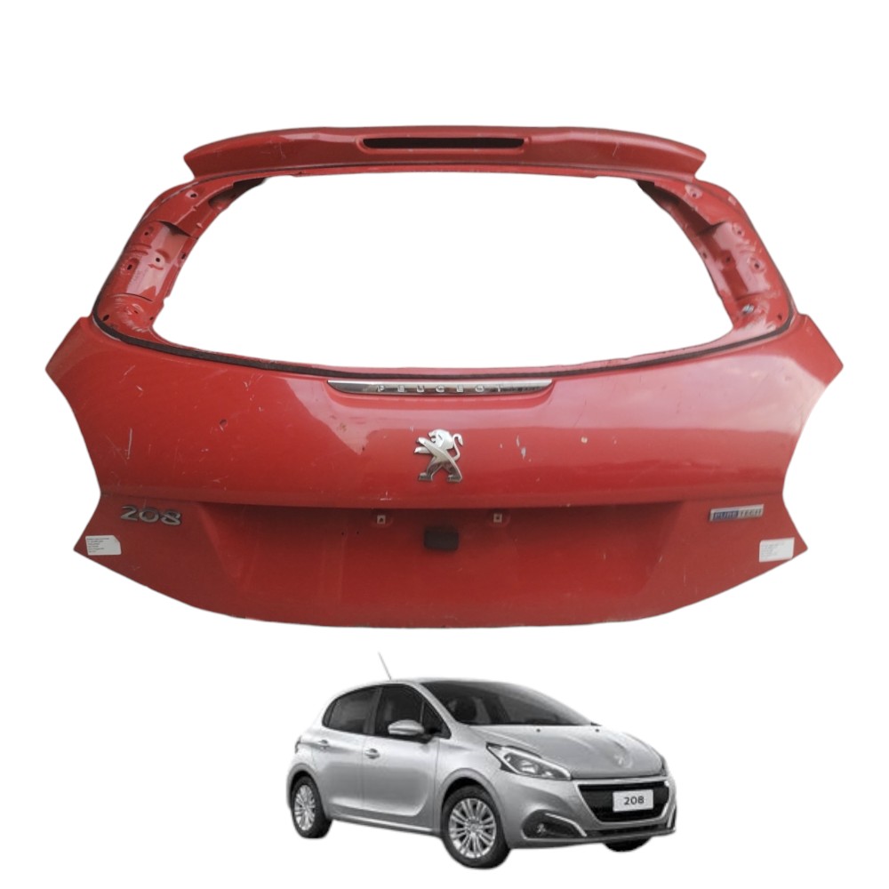 Tampa Da Mala Original Peugeot 208 2013 À 2019. Vermelha