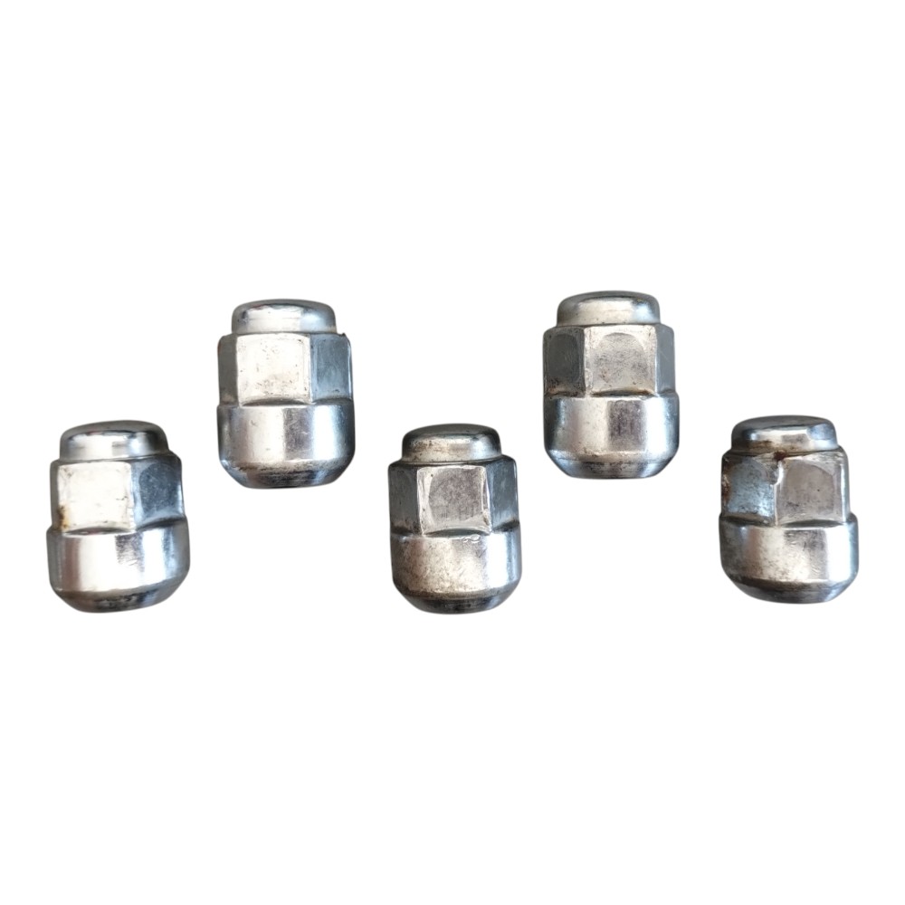 Kit 5 Porcas Da Roda Honda Hr-v 2015 Á 2019 Aço Cromado. 1