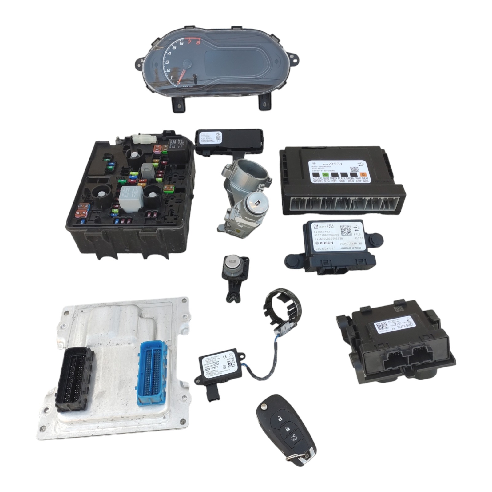 Kit Módulo Injeção Gm Onix E Prisma 1.4 8v Automátic 16 À 20 1