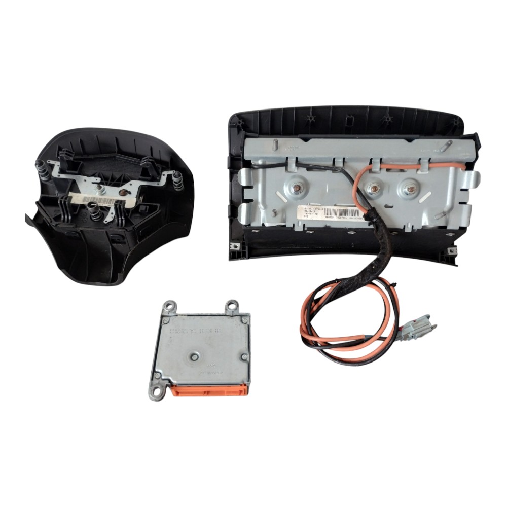 Kit Capa Painel Volante Módulo Peugeot 207 1.4 2008 À 2014. Preto 2