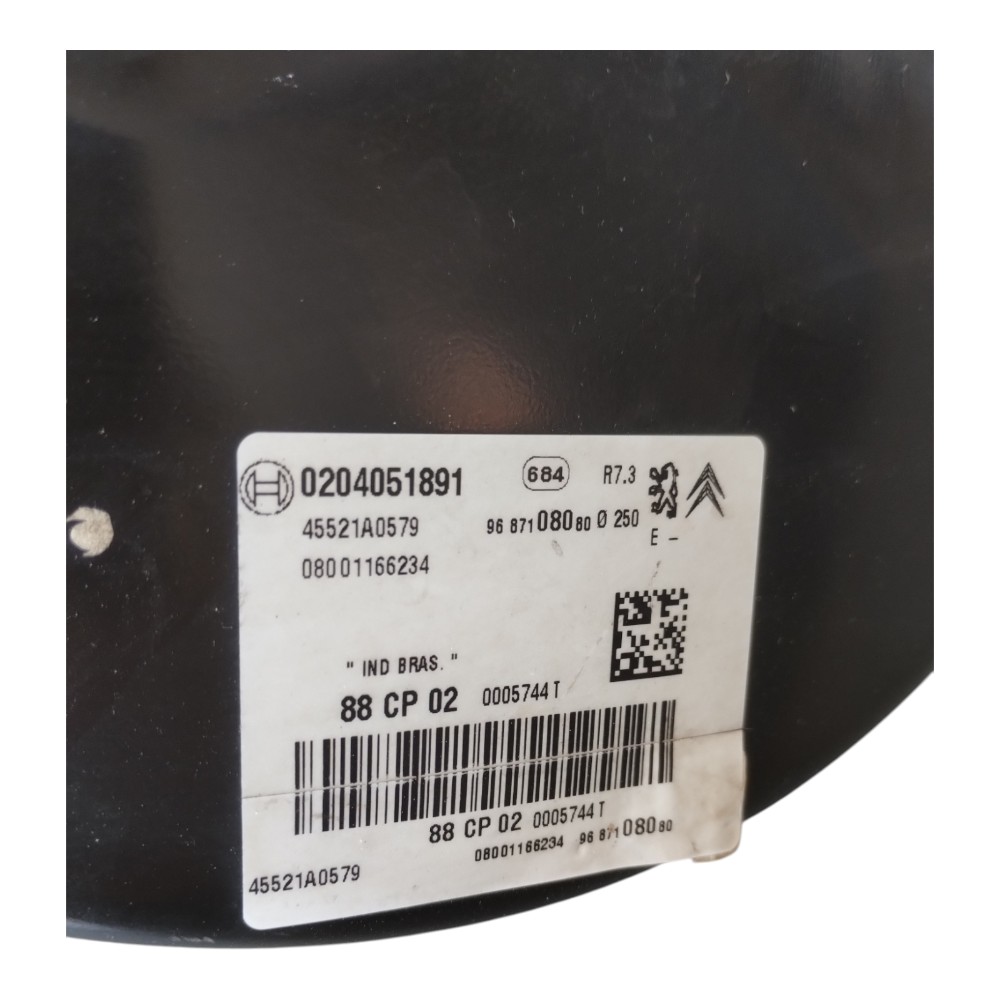 Hidrovácuo Servo Freio Citroen C4 Lounge 1.6 THP 14 à 18. 7
