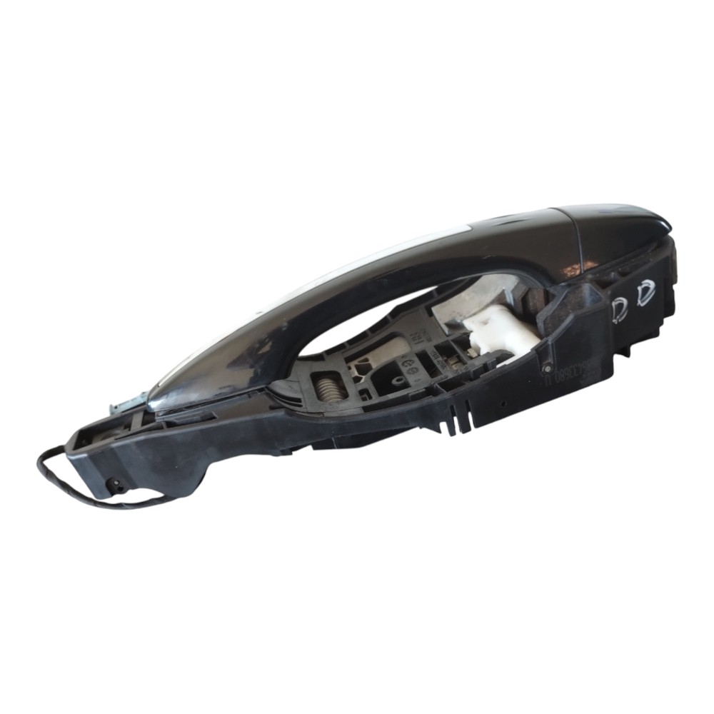 Maçaneta Externa Dianteira Direita Citroen C4 Lounge 14/18. Preto E Cromado Dianteira 3