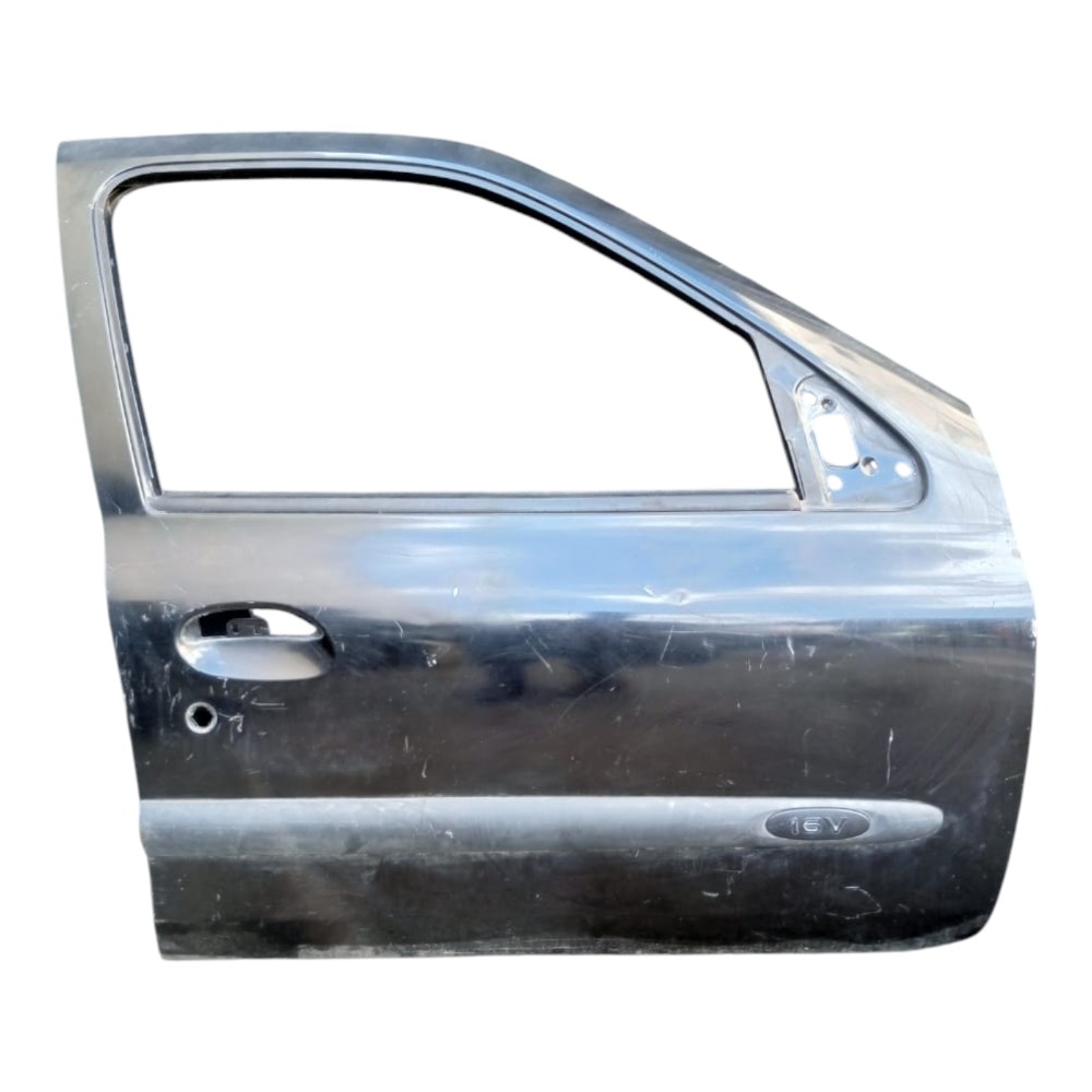 Porta Dianteira Direita Renault Clio 2003 À 2011. Dianteira Direita Preta 1