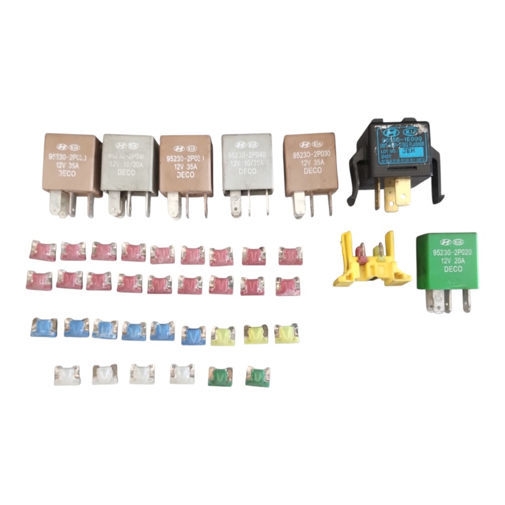 Kit Relé E Fusíveis Hyundai Hb20 1.6 16v 2013 À 2019. 1