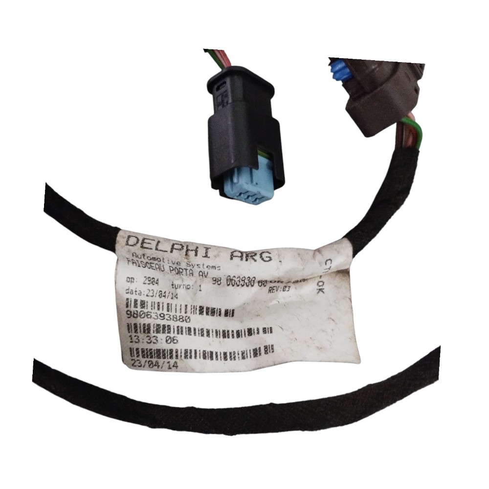 Chicote Porta Dianteira Esquerda Citroen C4 Lounge 14/18. 6