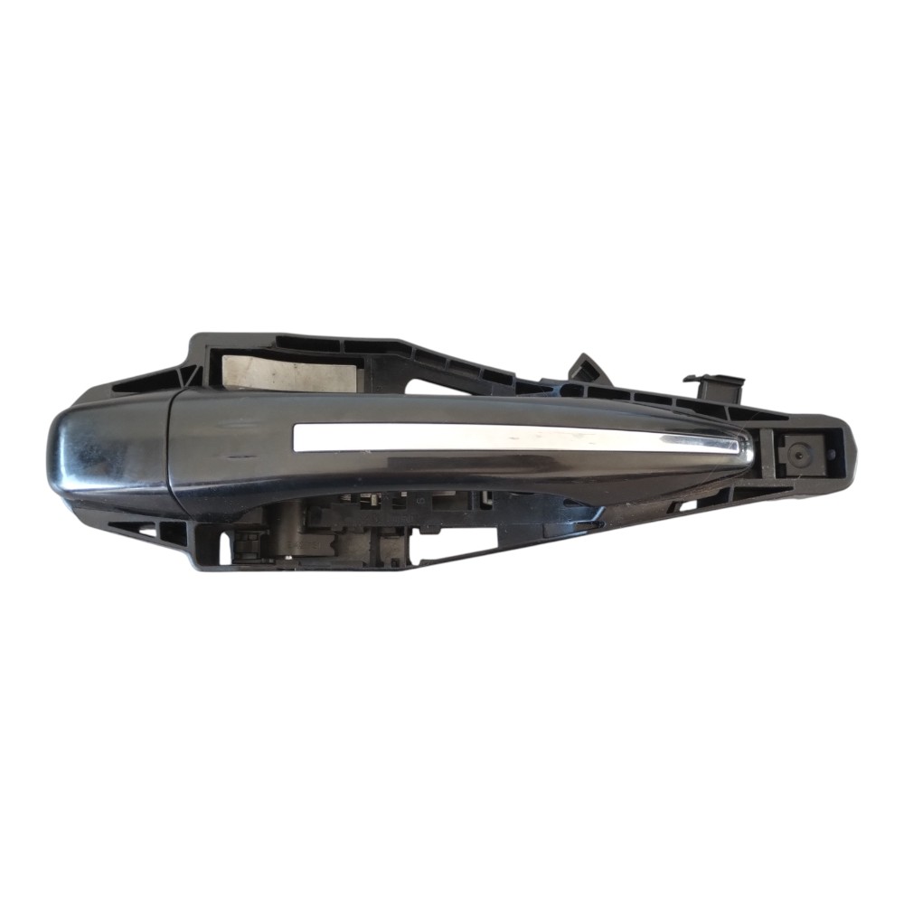 Maçaneta Externa Traseira Direita Citroen C4 Lounge 14/18. Preto E Cromado Traseira 1