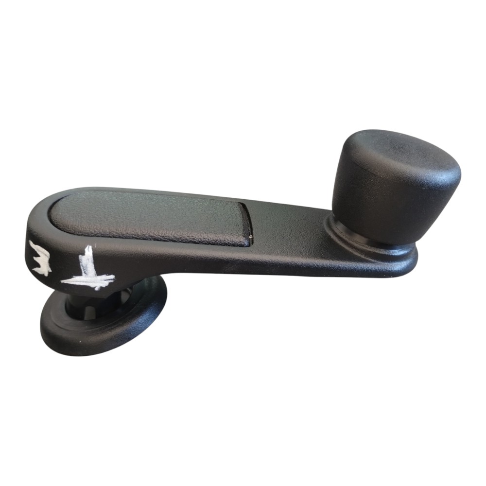 Manivela Elevação Porta Traseira Esquerda Peugeot 207 08/14. Preto 2