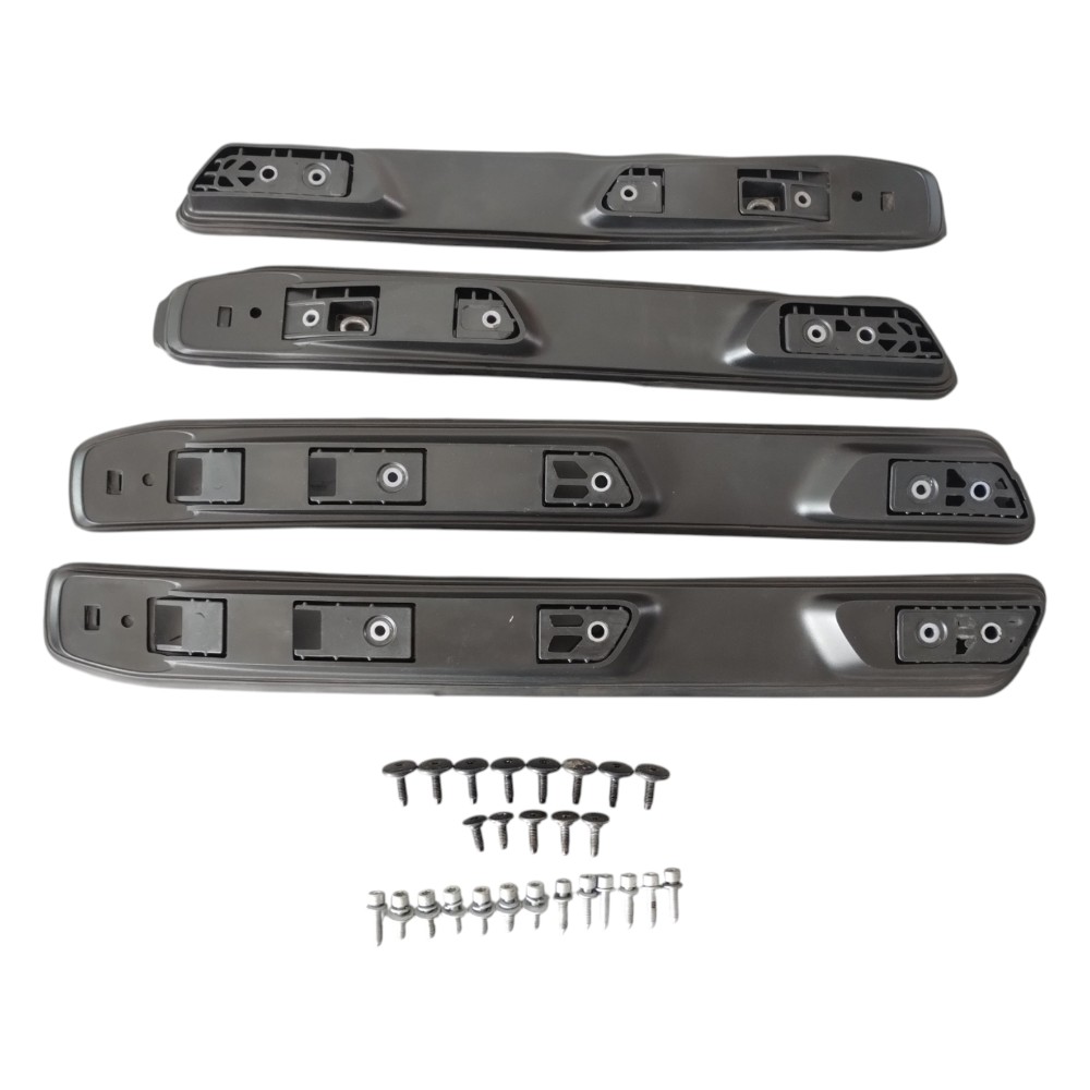 Suportes Barra Rack Com Parafusos Jeep Renegade 2022 À 2025. Preto 2