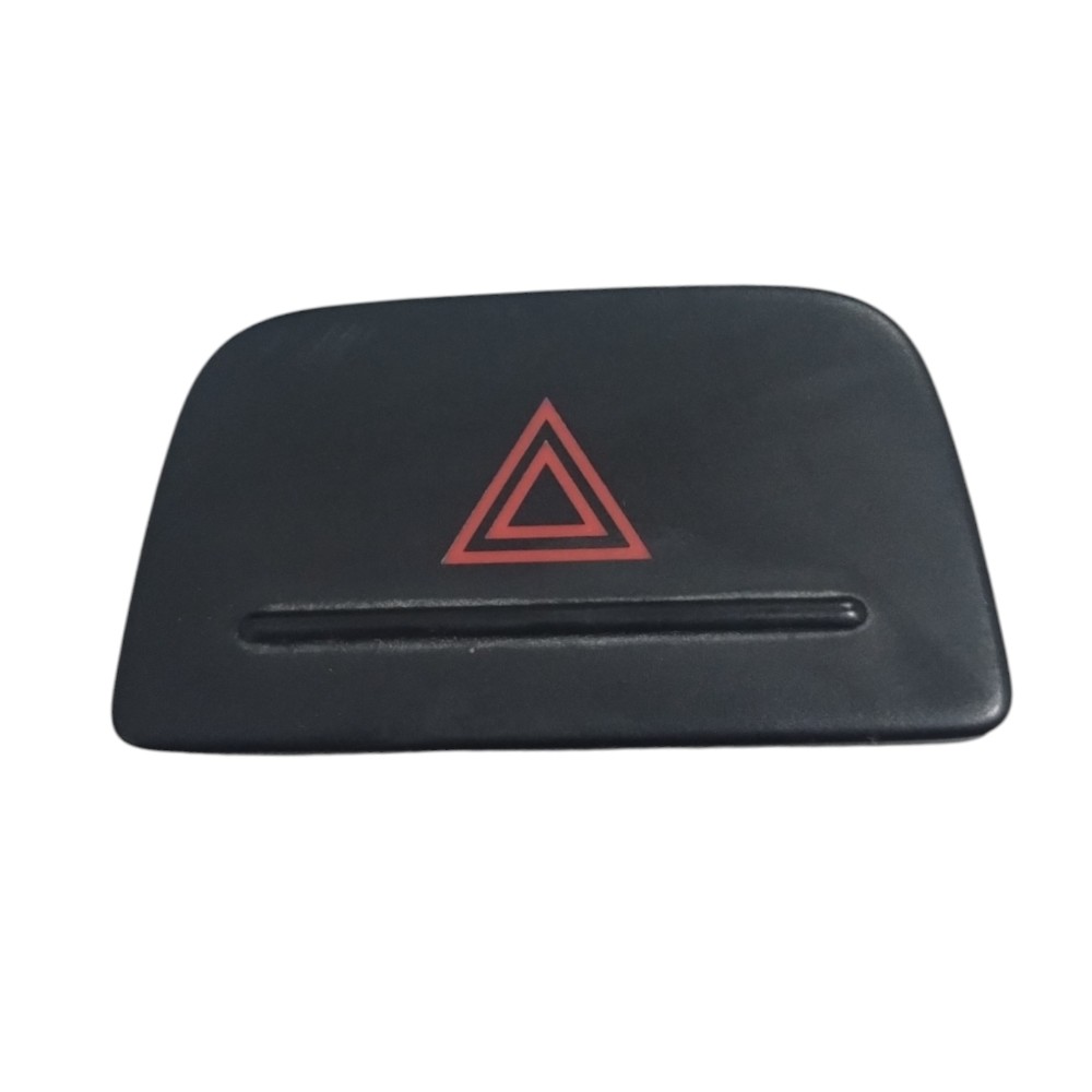 Botão Pisca Alerta Vw Gol Saveiro Voyage 2013 A 2016. Preto C Detalhe Vermelho 1