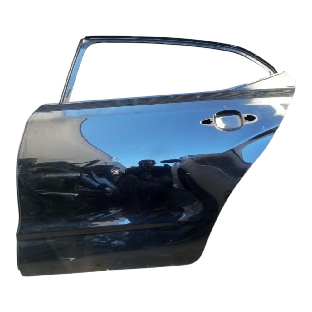 Porta Traseira Esquerda Citroen C4 Lounge 2014 À 2018. Traseira Esquerda Preto 2