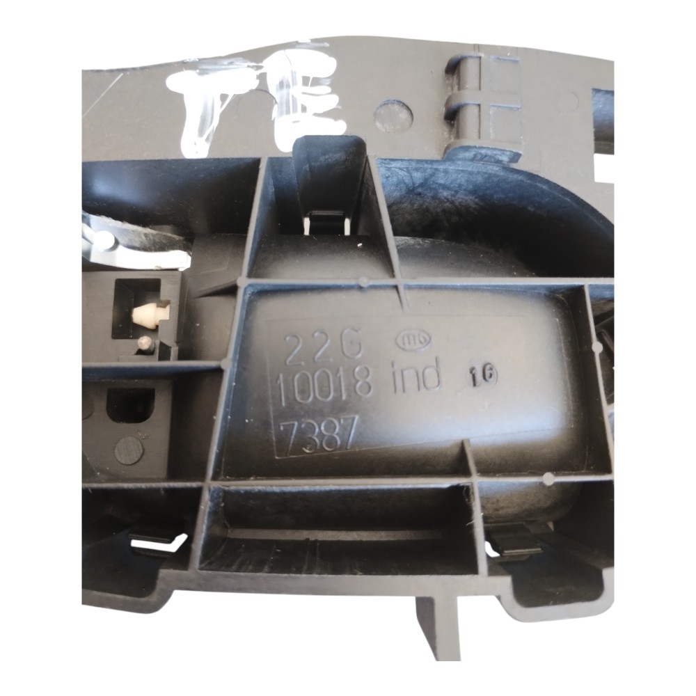 Maçaneta Interna Dianteira Esquerda Citroen C4 2007 Á 2013. Preto Dianteira 3