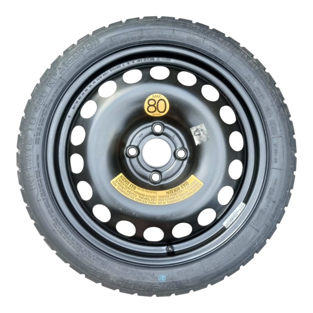 RODA ARO STEP TEMPORÁRIO 16 GM ONIX PRISMA COBALT SPIN.