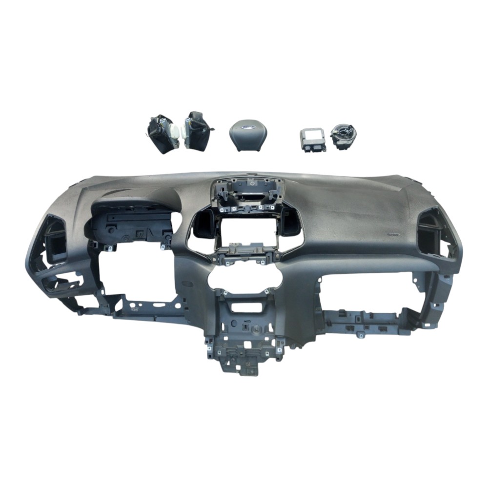 Kit Capa Painel Módulo Sensor Ford Ecosport 2014 À 2018. Cinza Chumbo 8