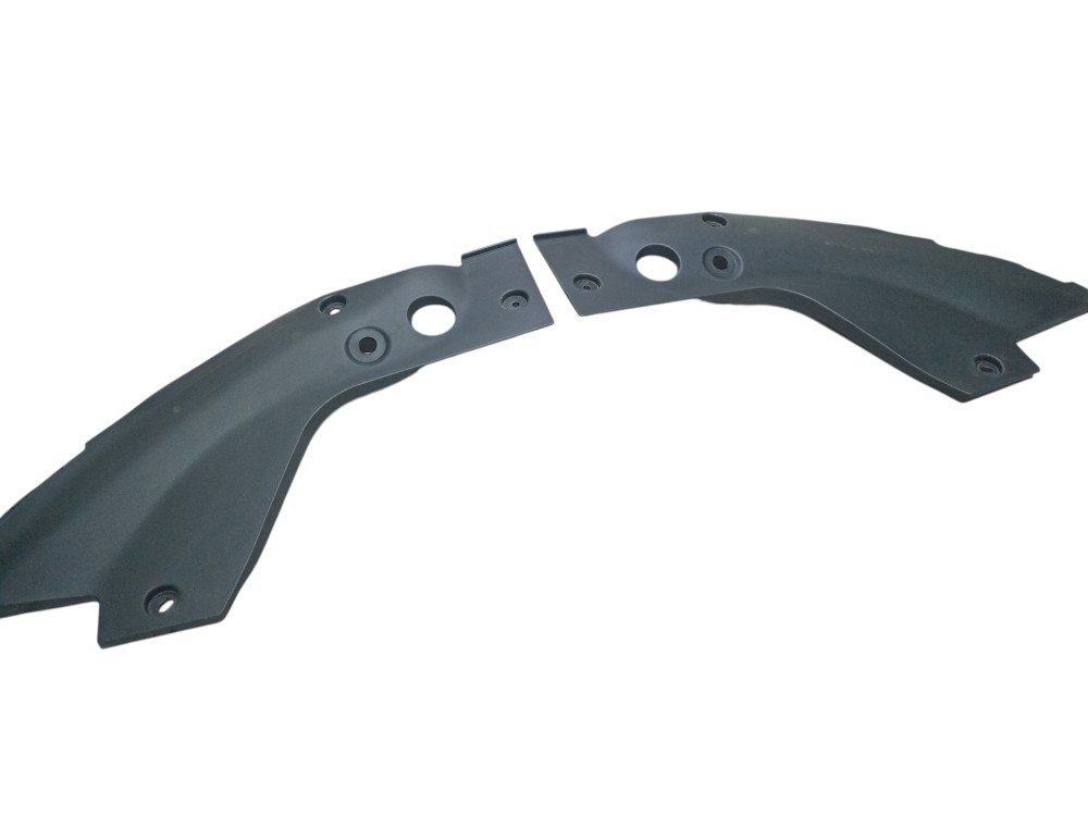 Par Molduras Acabamento Cofre Motor Jeep Compass 2023 A 2024 Preto