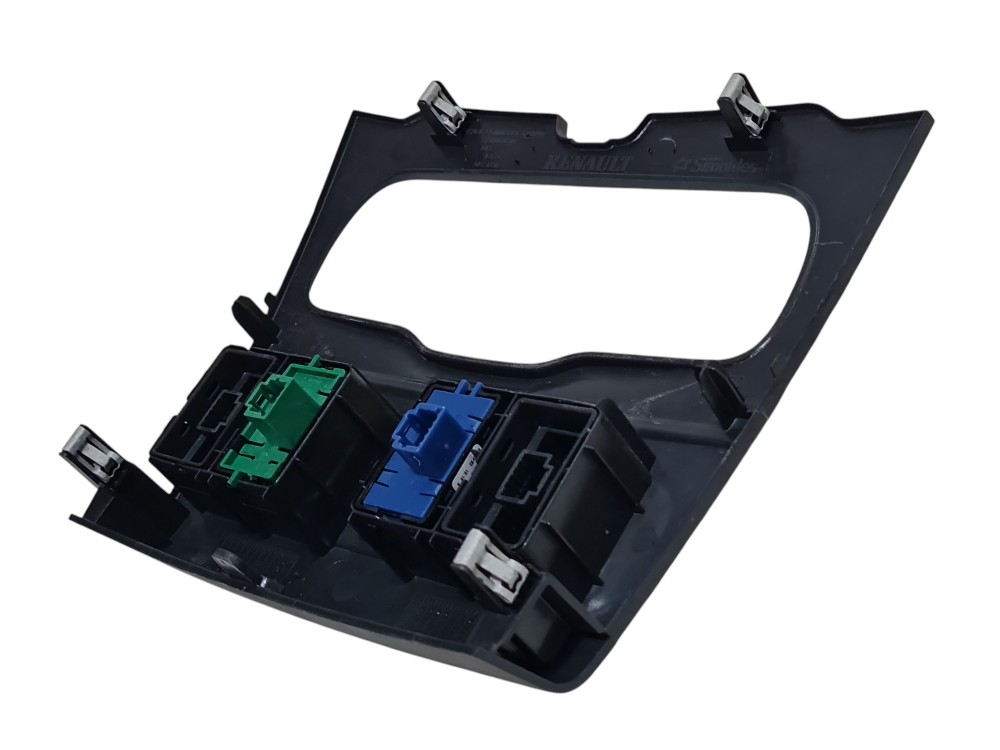 Moldura comando ar condicionado renault  logan 2014 a 2022 6
