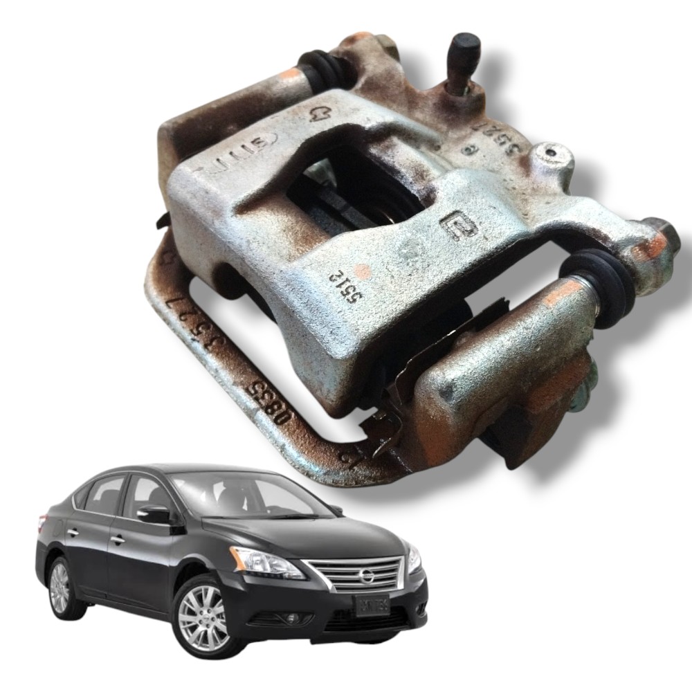 Pinça freio traseiro esquerdo Nissan Sentra 2016 original 1