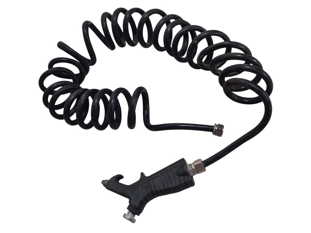 Kit Mangueira Espiral De 3 Metros   Bico Soprador Schweers 3