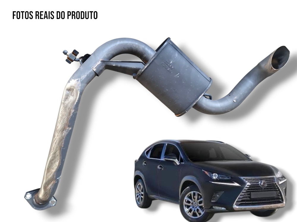 Escapamento Silenciador Lexus Nx 300h 2019 Detalhe Original 1