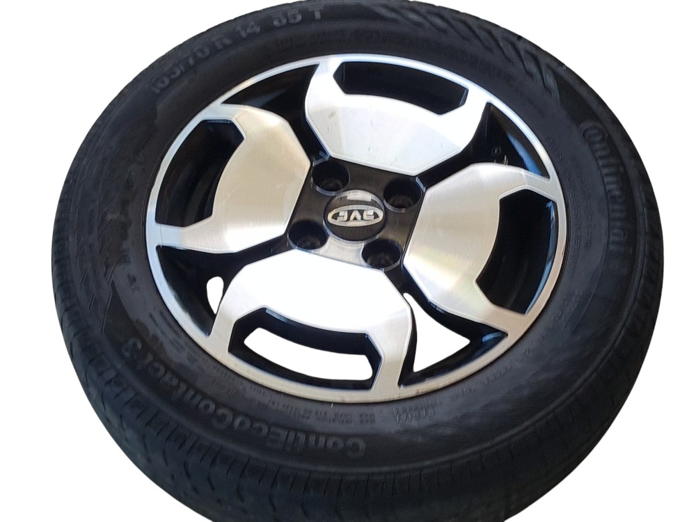 Roda C/ Pneu 165/70 R14 Aro 14 Jac E-js1 2023 Original 3