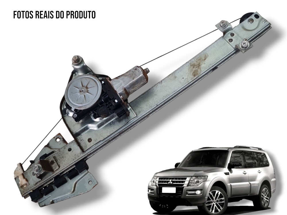 Máquina Vidro Traseiro Direito Mitsubish Pajero 2008 A 2017 1
