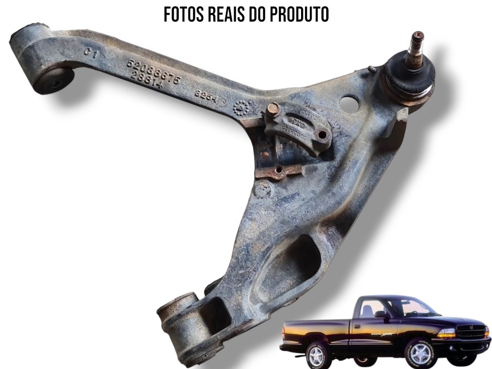 Bandeija inferior dianteira direita Dodge Dakota 1999 1