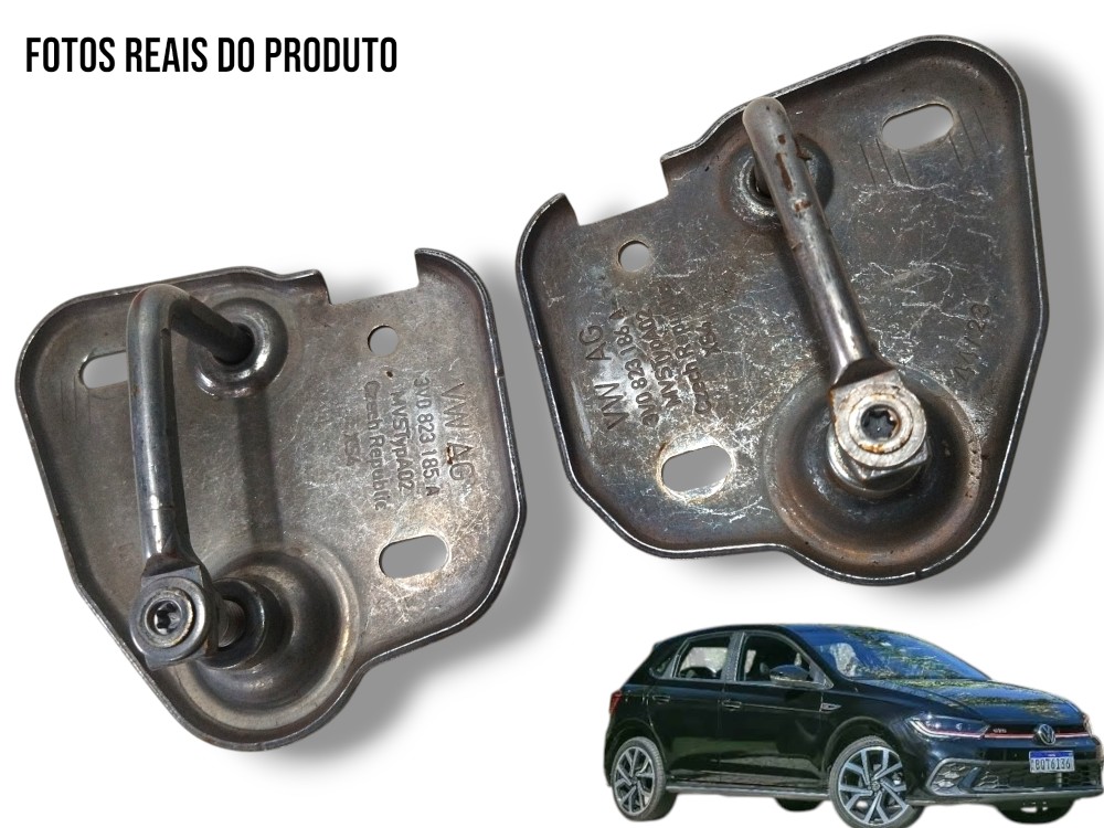Batente Fechadura Capô Vw/polo 2024 3v0 823 185 A Original 1