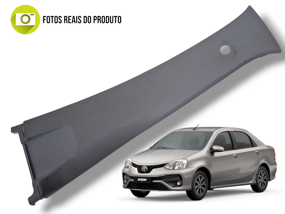 Acabamento Coluna Central Esquerdo Toyota Etios 2013 A 2020 1
