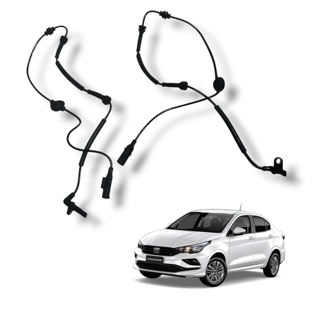 Par sensor ABS dianteiro Fiat Cronos 2024 original 4200km 1