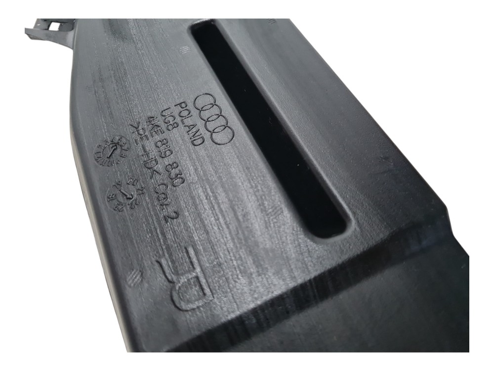 Duto de ar console dianteiro audi e tron ano 2022 original 6