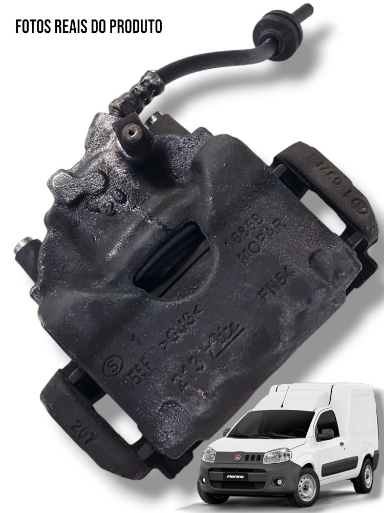 Pinça de freio dianteiro esquerdo Fiat Fiorino 2021 ORIGINAL 1