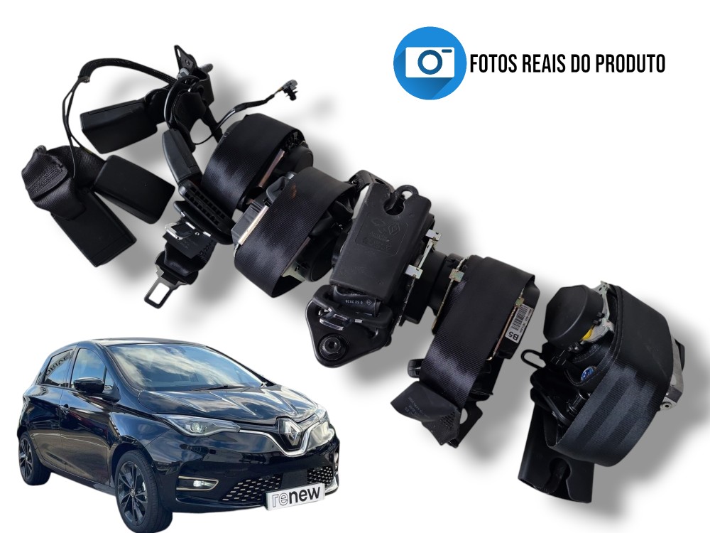 Jogo cinto de segurança completo Renault Zoe 2022 888405717r 1