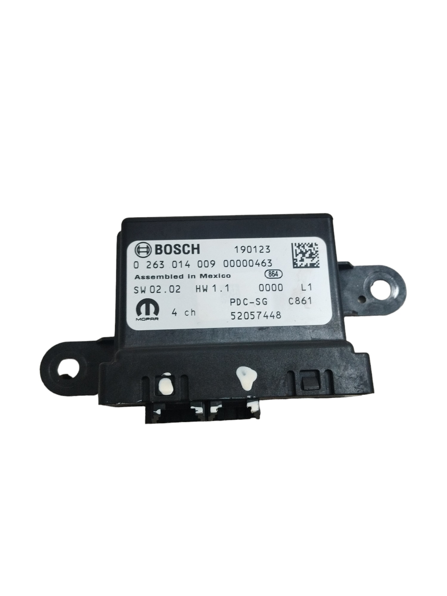 Módulo Sensor De Estacionamento Fiat Toro Codigo 52057448 Preto 1