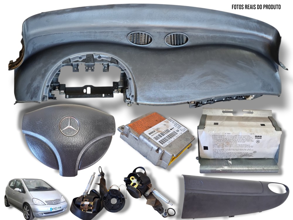Kit airbag Mercedes Classe A160 1999 a 2005 0018203126