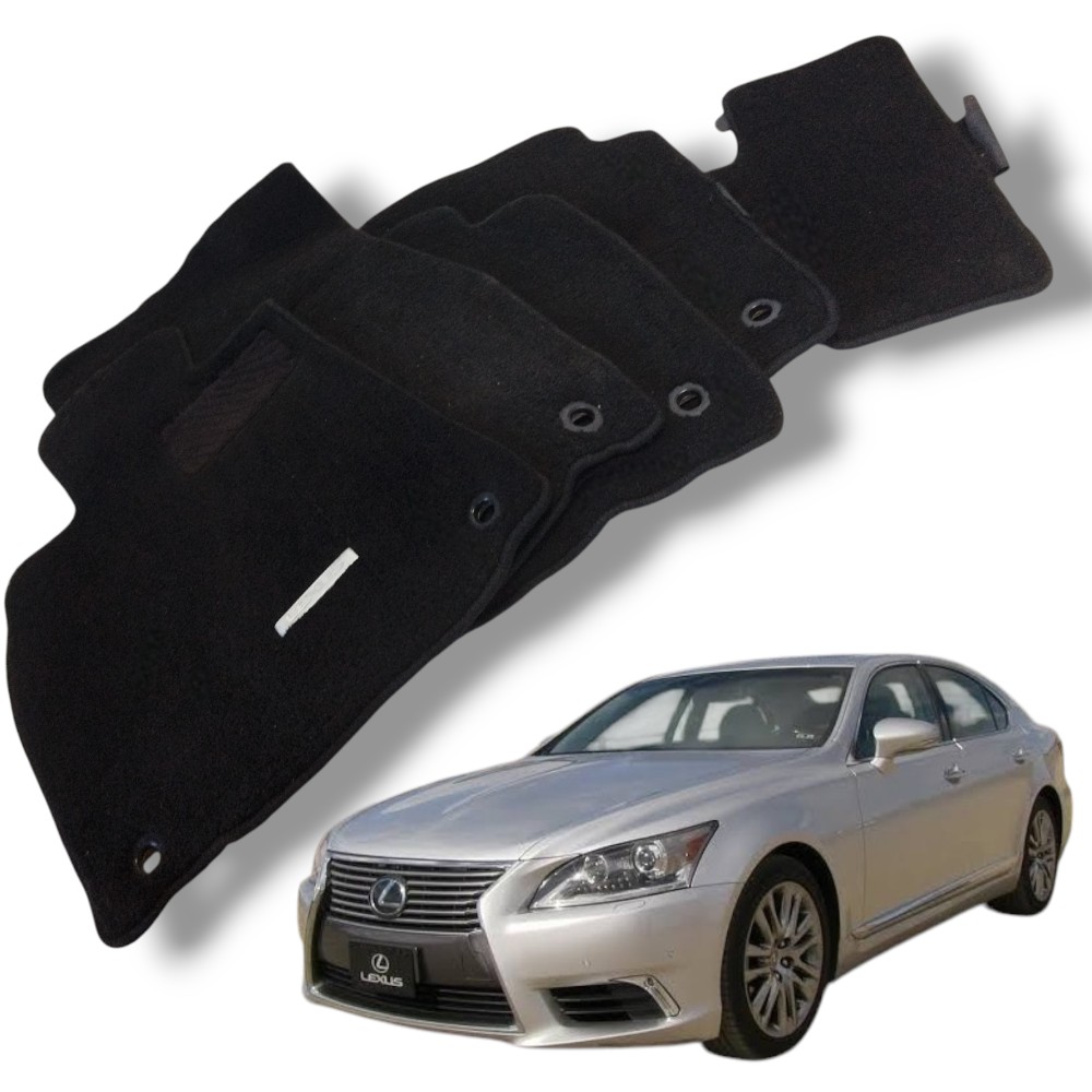 Jogo Completo Tapete Lexus Linha Ls460l Original  Preto 1