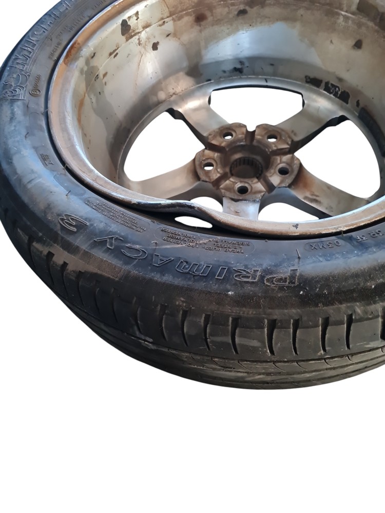 Roda Com Pneu Liga Leve 17 Chevrolet Captiva Sport Ano 2009 Prata 5