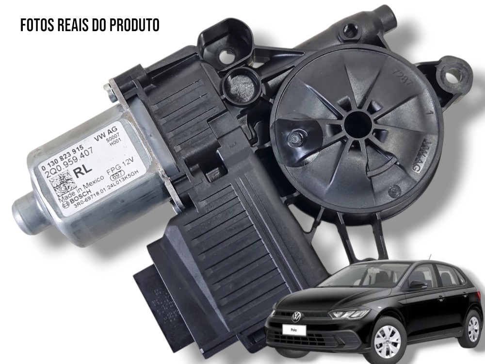 Motor Vidro Máquina Traseiro Esquerdo Elétrico 2021 A 2024 1