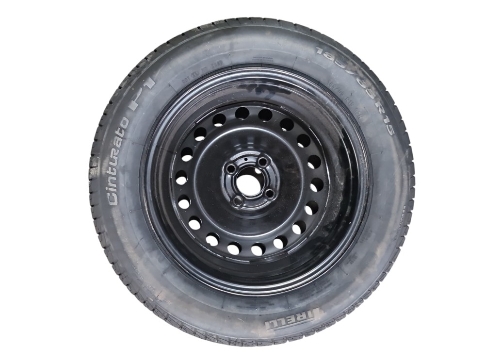 Pneu Estepe Com Roda Ferro Renault Logan Zen 2013 Original Preta