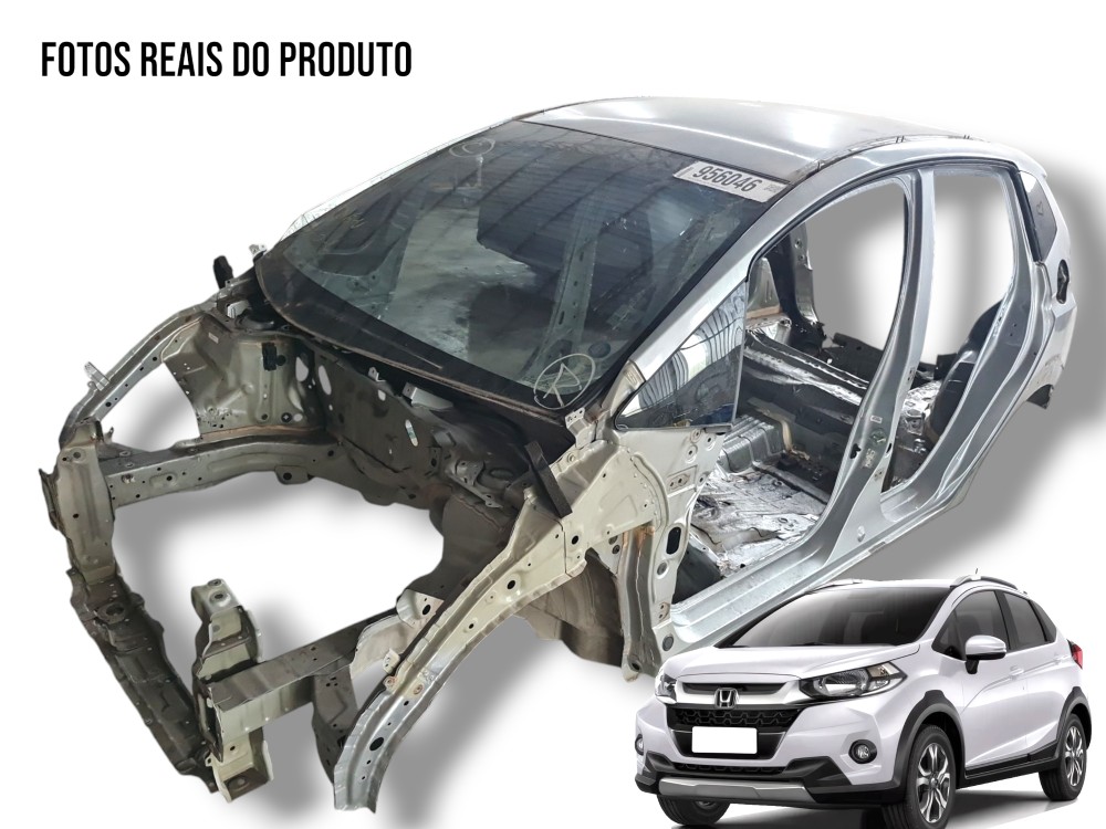 Carroceria P Corte Honda Wr-v 2021 Longarina Teto Traseira 1