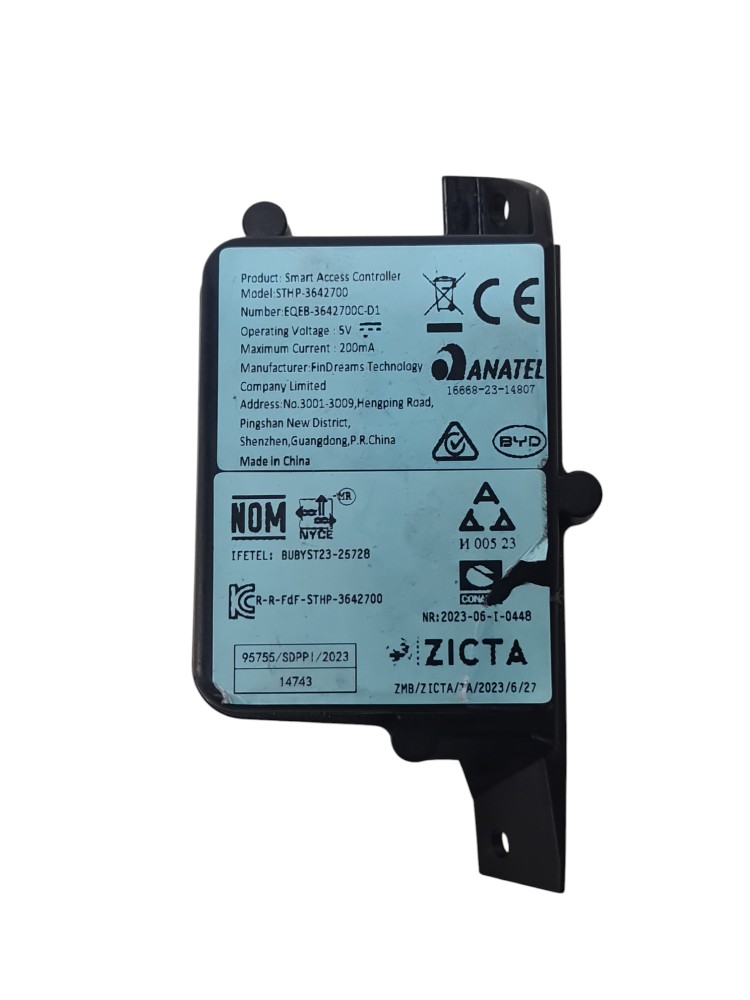Modulo entrada sem chave byd dolphin mini ano 2025 2026