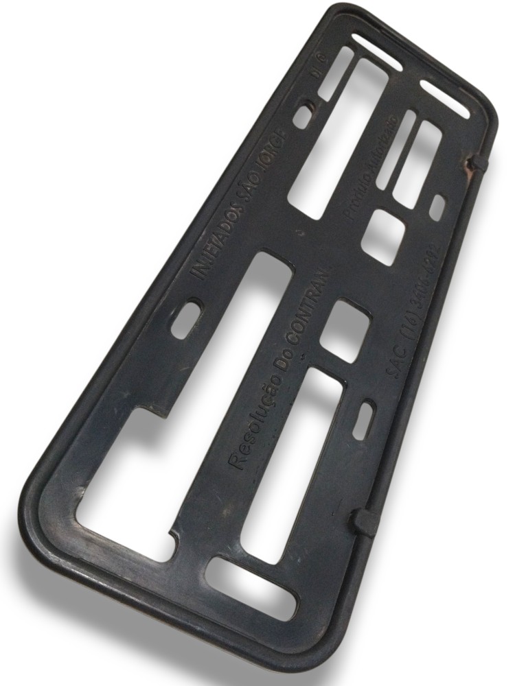 Moldura Suporte Protetor Da Placa Mercedes Cls 500 2005 2006 Preto 1