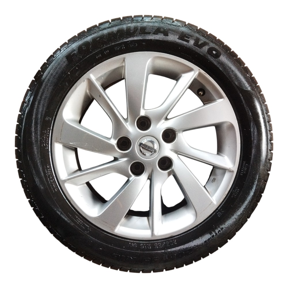 Jogo Roda Liga Leve Aro 16 Original Nissan Sentra Detalhes Prata 5