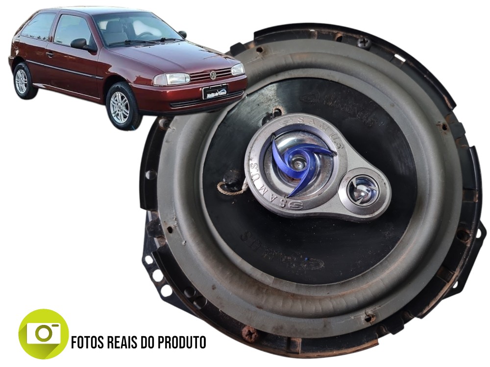 Alto-falante Samus Super-g308 Original Vw Gol G2 1997  Preto 1