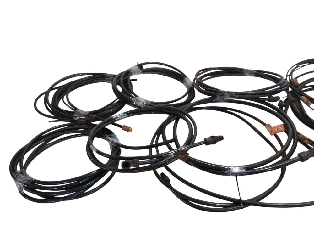 Kit 13 Mangueira Fluido De Óleo Volvo Vm 330 2021 Original Preto 2